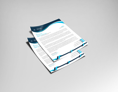 Modern business and corporate letterhead template