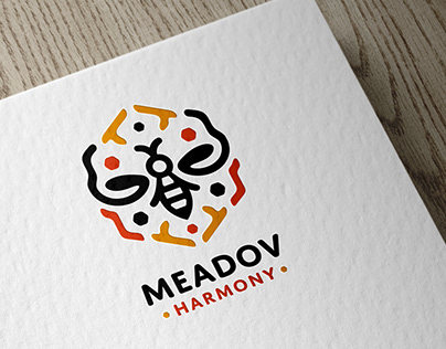 Meadov Harmony, apiary logotype