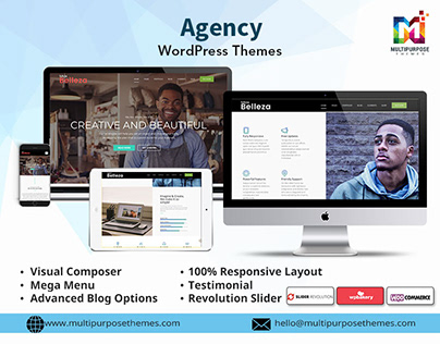 Belleza Agency WordPress Theme