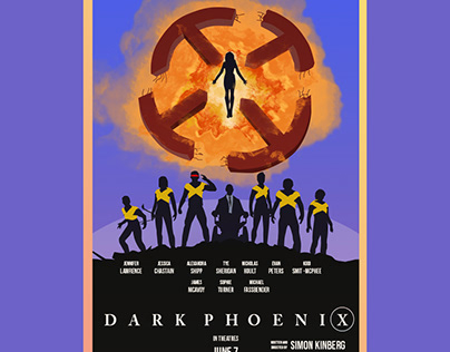 X men Dark phoenix poster