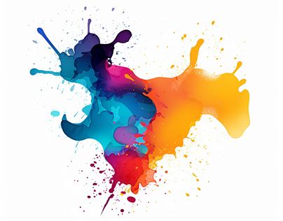abstract splatter color background. illustration vector