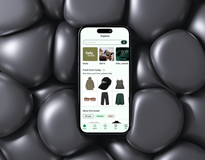 Tage Pre-Loved Shopping Mobile App - Ux/Ui Design