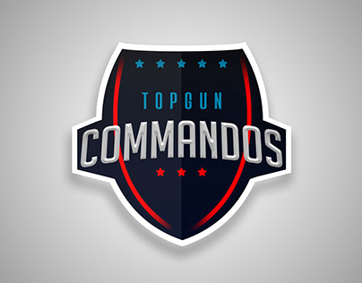Topgun Commandos logo redesigned