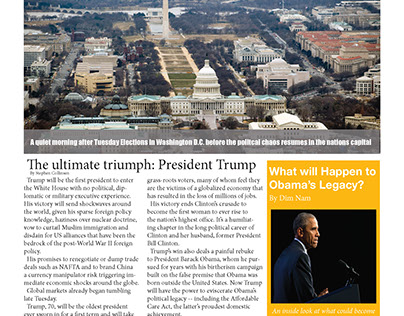 Mock Political newsletter/Magazine