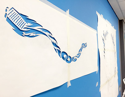 Synoptica: Brand Inspired Wall Mural