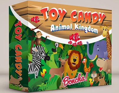 Toy Box Packaging Design for Animal Kingdom