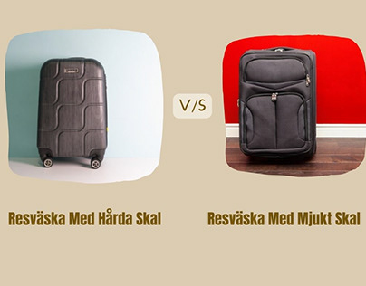 Resväska med hårt skal och en resväska med mjukt skal?