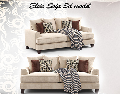 Elsie sofa 3d model