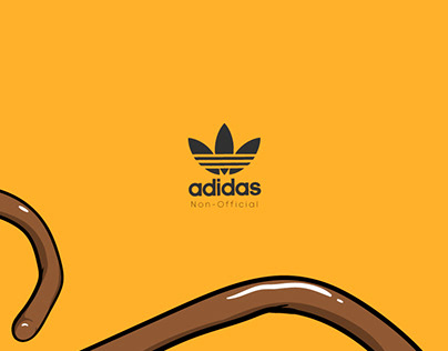 Adidas Monkey - Vectorial Illustration