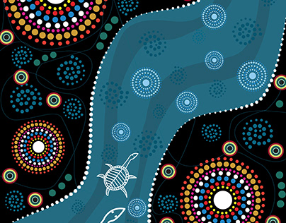 Redesign Australian aboriginal art for client