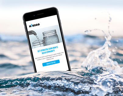 H202GO Hydration Challenge mobile app