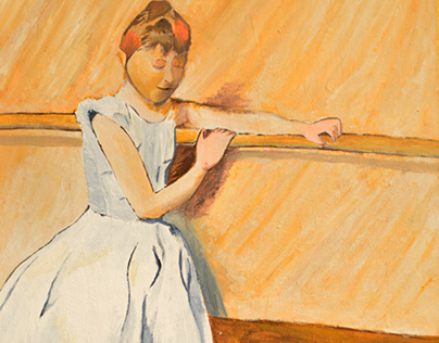 Dancer at the Barre (Edgar Degas)