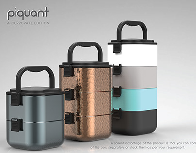 Piquant- A Corporate Lunch Box (Skin Design)