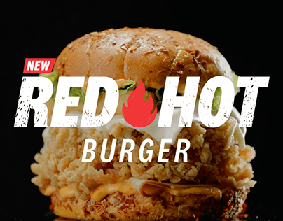 KFC RED HOT BURGER