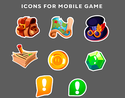 Icons for mobile games