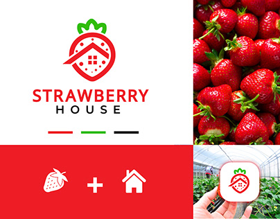 Strawberry firm Logo Design