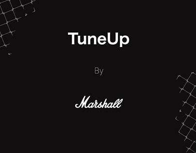 UI / UX  TuneUp by Marshall (course project)