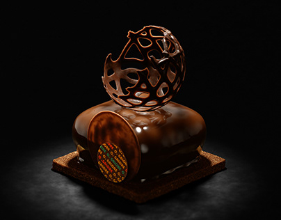 CGI | 3D Chocolate Cake