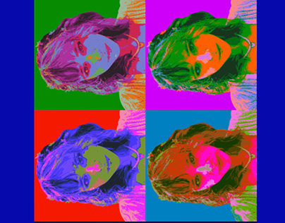 Andy Warhol Style Portrait