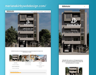 Diseño web para Empresa Constructora.
