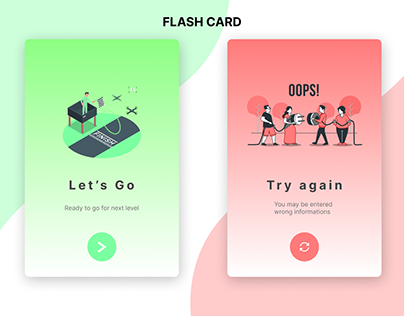 Flash card design