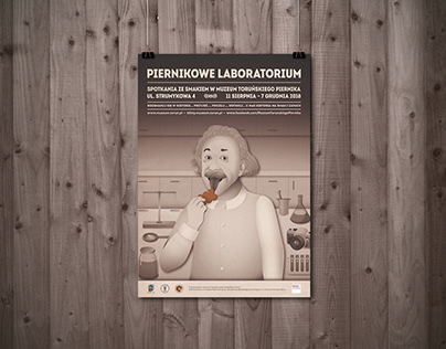 "Gingerbread Laboratory" poster
