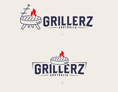 Project thumbnail - Combination Mark Logo for GRILLERZ AUSTRALIA