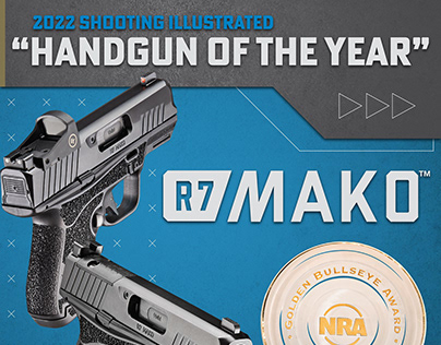 Kimber R7 Mako "Handgun of the Year" Social Media Post