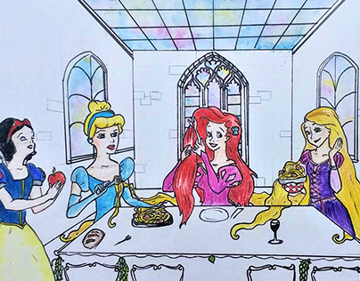 The last supper with a twist (concept art)