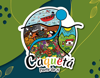 Diseño Logo Marca territorio Caquetá