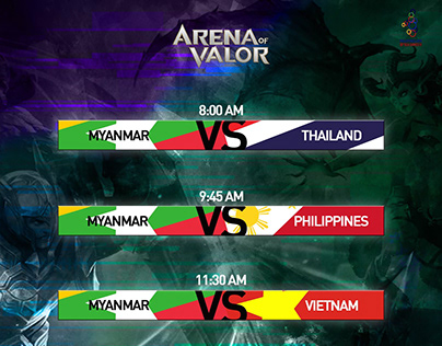 SeaGame Schedule for Burmese Ghouls
