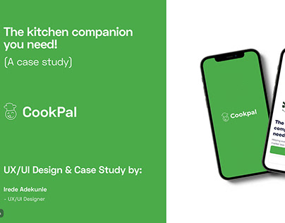 UX UI Design Case Study - Cookpal Recipe App