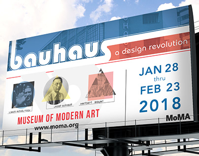 Bauhaus Museum Exhibition Billboard