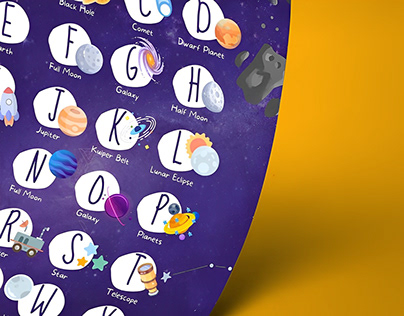 Space Alphabets | Poster
