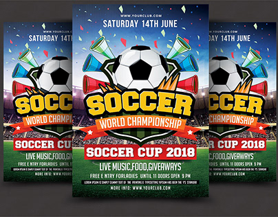 Soccer World Championship Flyer