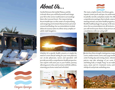 Canyon Springs Spa Brochure