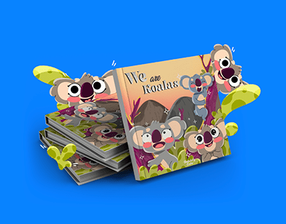 ''We are Koalas" book cover illustration