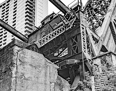 Chicago Bridges in Black &White 1