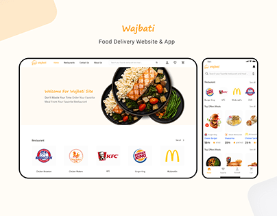 Wajbati - Food Delivery Website & App