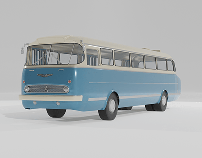 Old Vehicle - 3D model - Ikarus 66