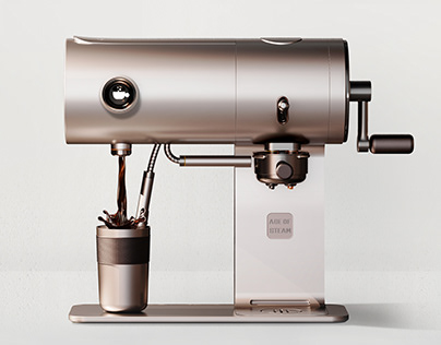 Steam series 05--Grinding coffee machine
