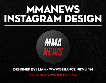 MMANews Instagram Design