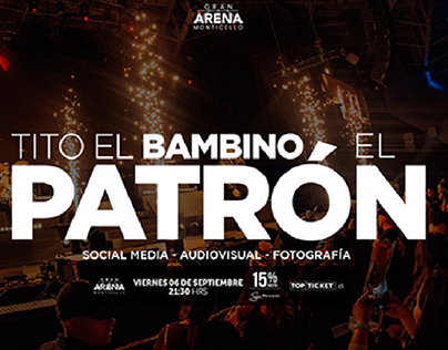 Tito el Bambino / Chile 2019 - Gran Arena Monticello