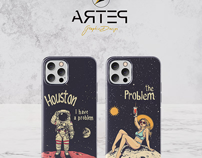 Funny couple phone case for Valentine-day