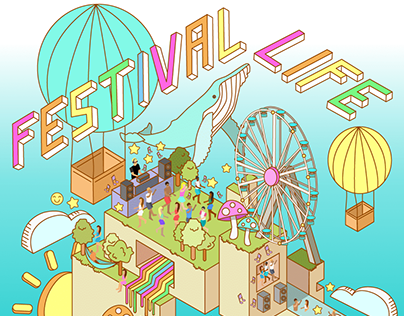 Music Festival Poster Map