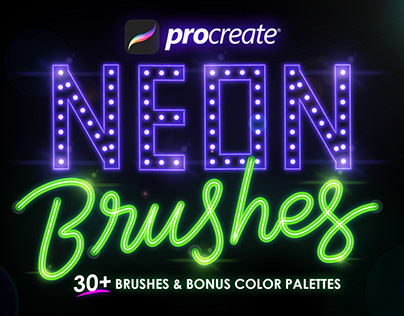 Procreate Neon Brushes