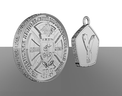 medallion 3D modeling