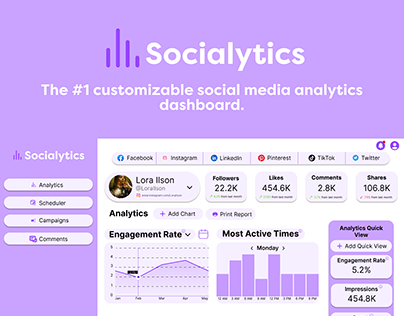 Social Media Analytics Chart