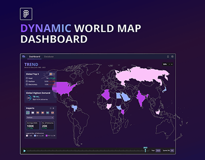 Dynamic World Map Dashboard (Conceptual Design)