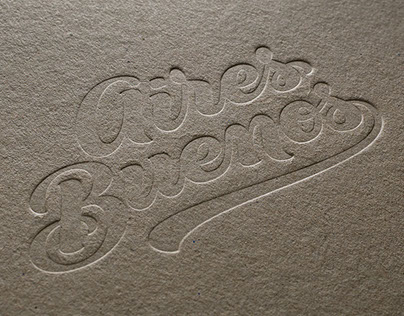 Aires Buenos – Book Cover Lettering